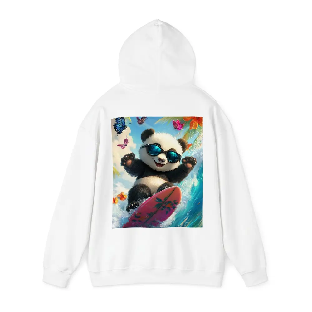Panda Surfing Ocean Waves Tropical Summer – Hoodies
