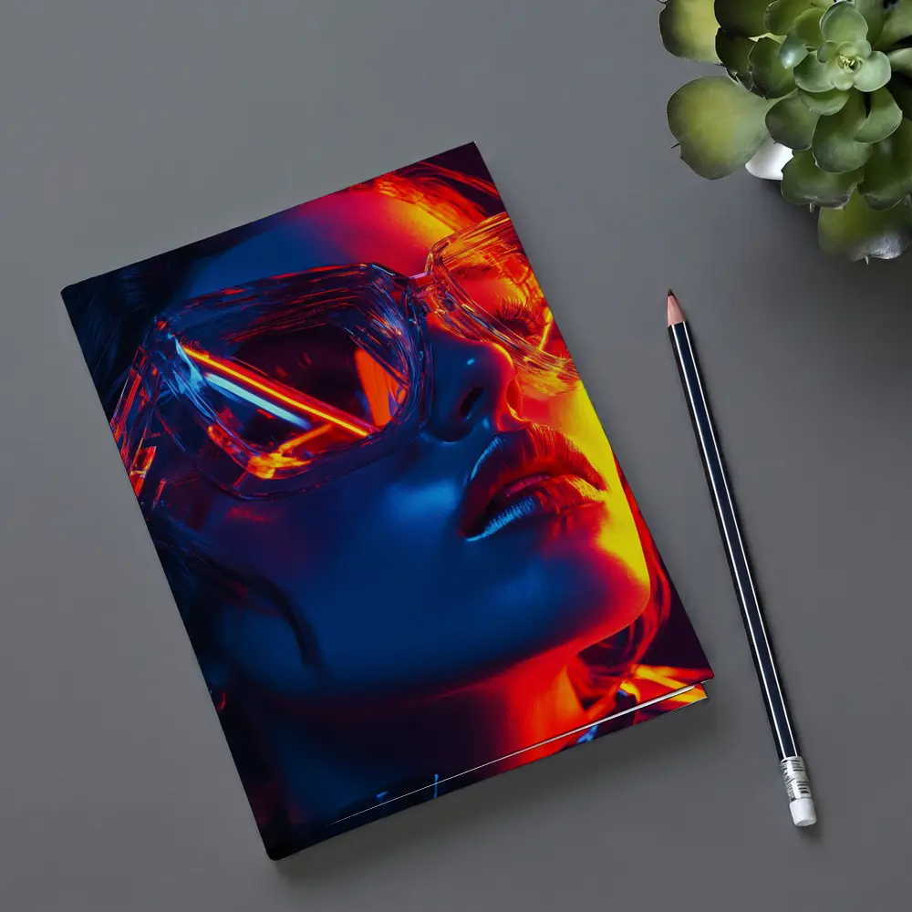 Neon Fashion Woman Crystal Oversized Sunglasses – Notebooks