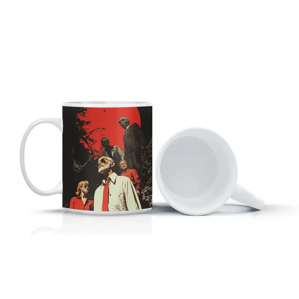 Retro Thriller Group Red Moon Dark – Mugs