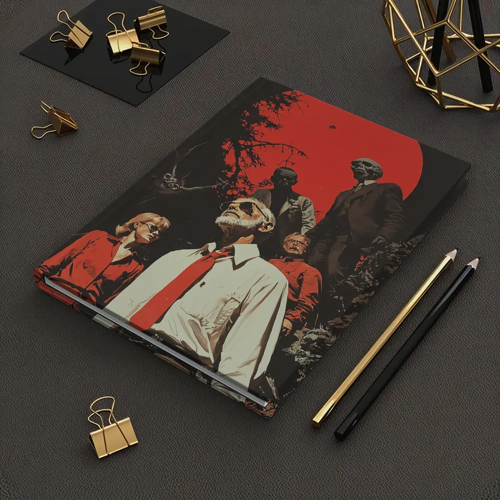 Retro Thriller Group Red Moon Dark – Notebooks