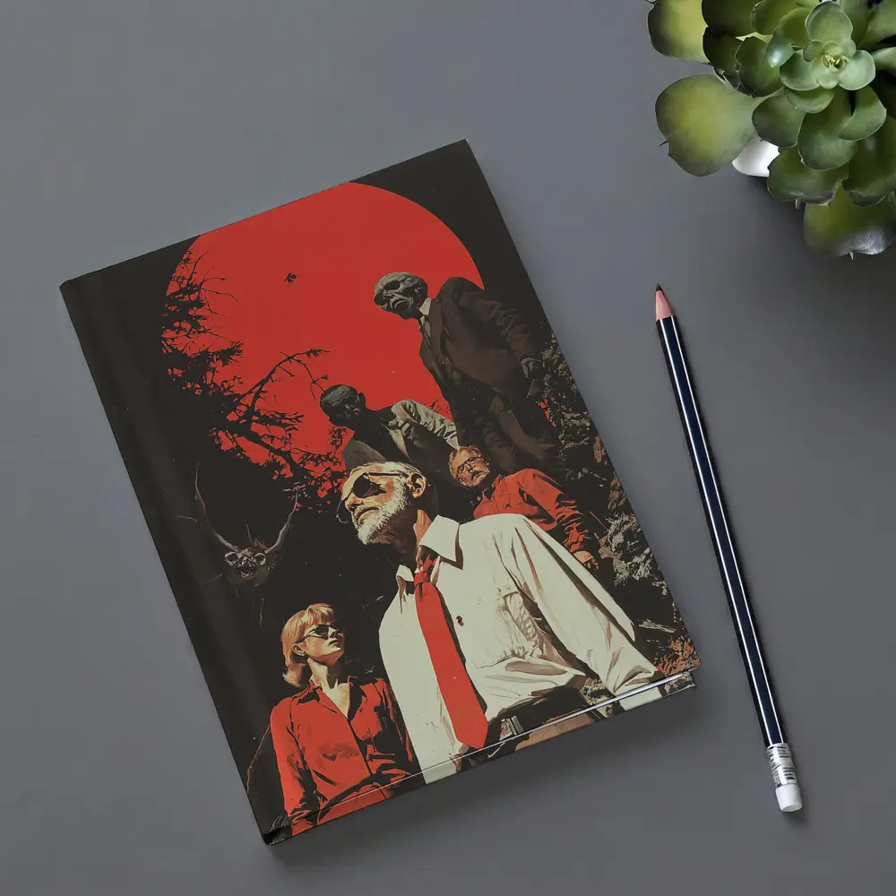 Retro Thriller Group Red Moon Dark – Notebooks