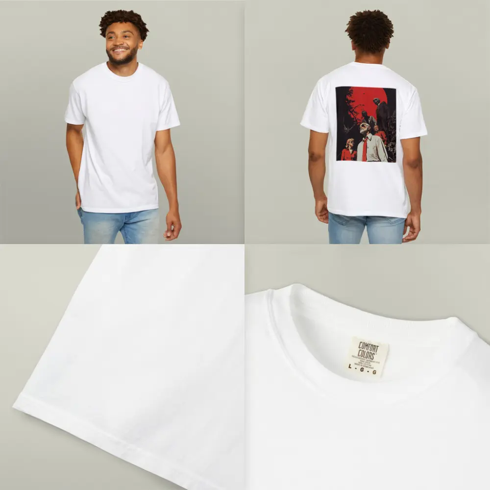 Retro Thriller Group Red Moon Dark – T-Shirts