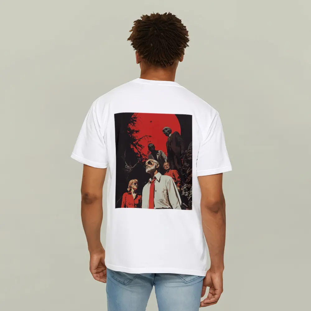 Retro Thriller Group Red Moon Dark – T-Shirts