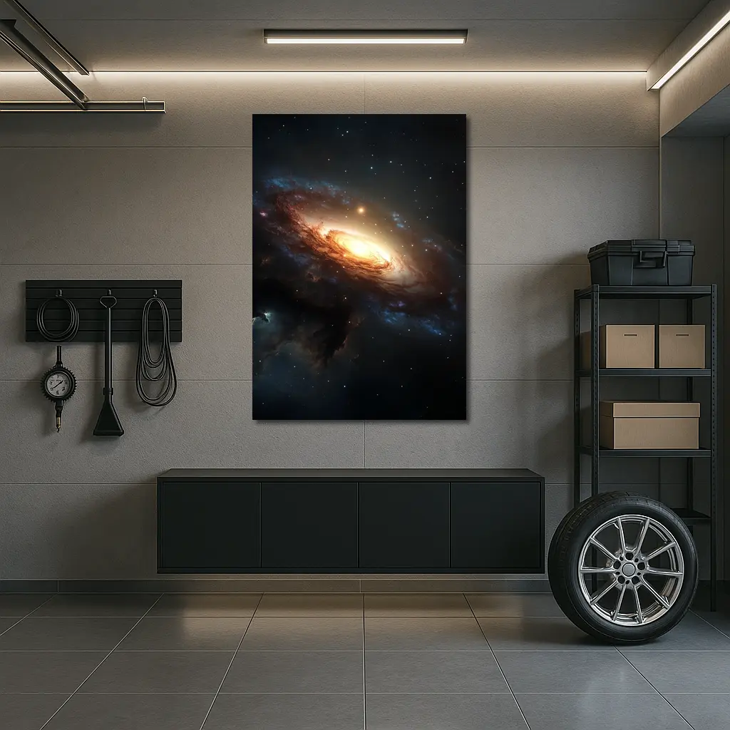 Spiral Galaxy Deep Space Dark Universe – Wall Art