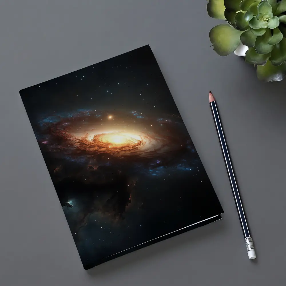 Spiral Galaxy Deep Space Dark Universe – Notebooks