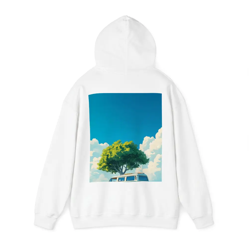 Anime Style Camper Van Summer Green Field – Hoodies
