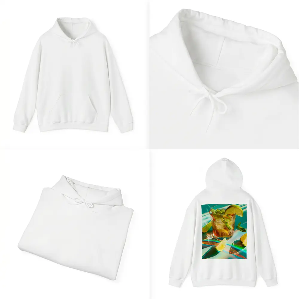 Iced Cocktail Lime Mint Teal Summer – Hoodies