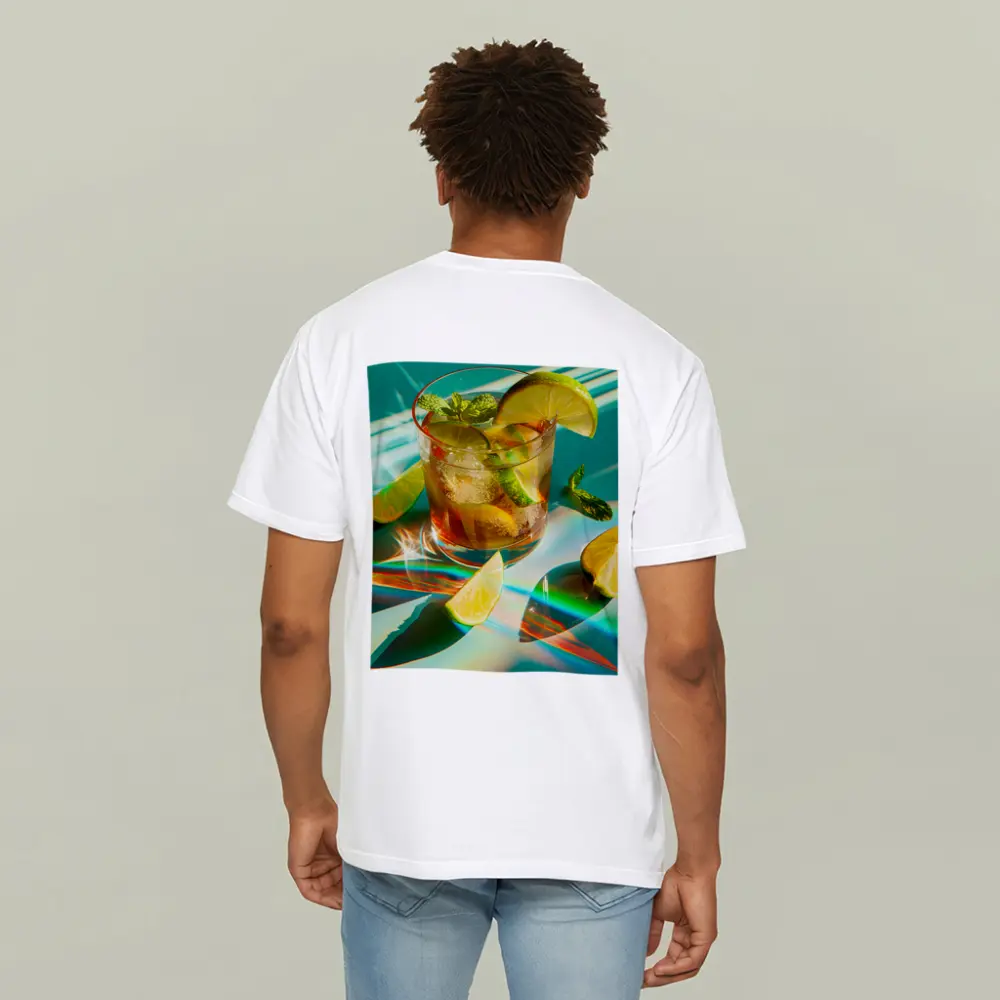 Iced Cocktail Lime Mint Teal Summer – T-Shirts