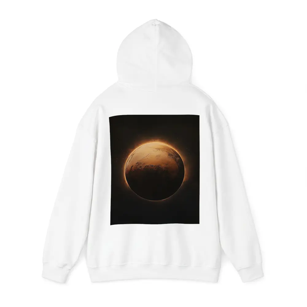 Mars Planet Glowing Light Dark Space – Hoodies