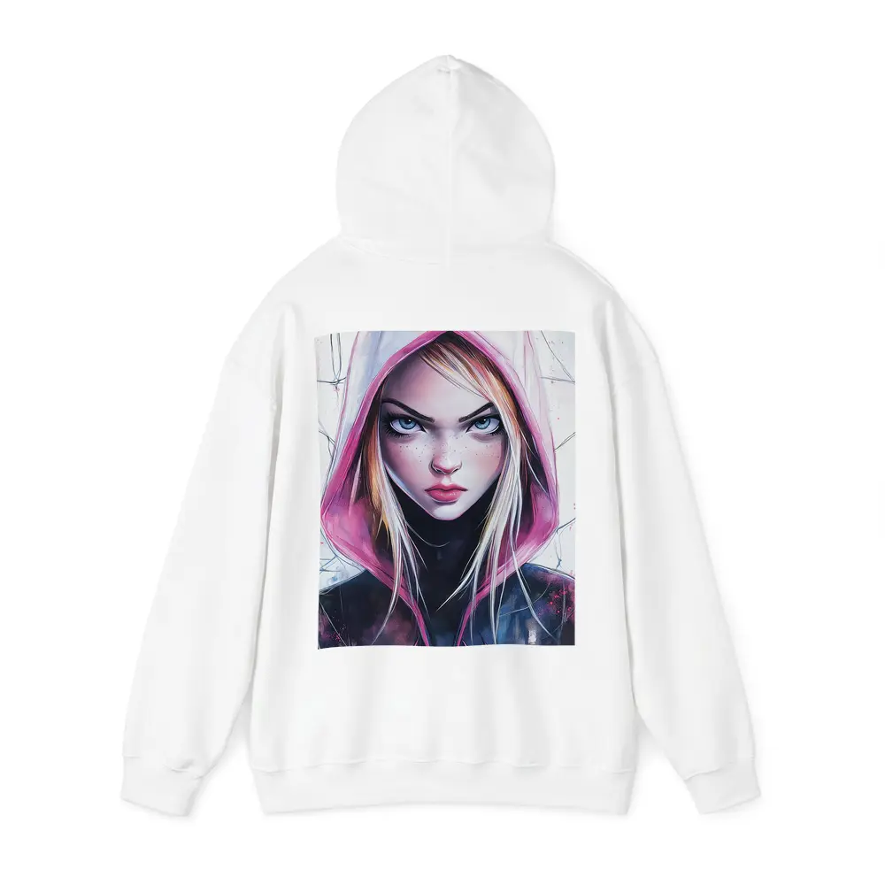 Spider Gwen Watercolor Art White Hood – Hoodies