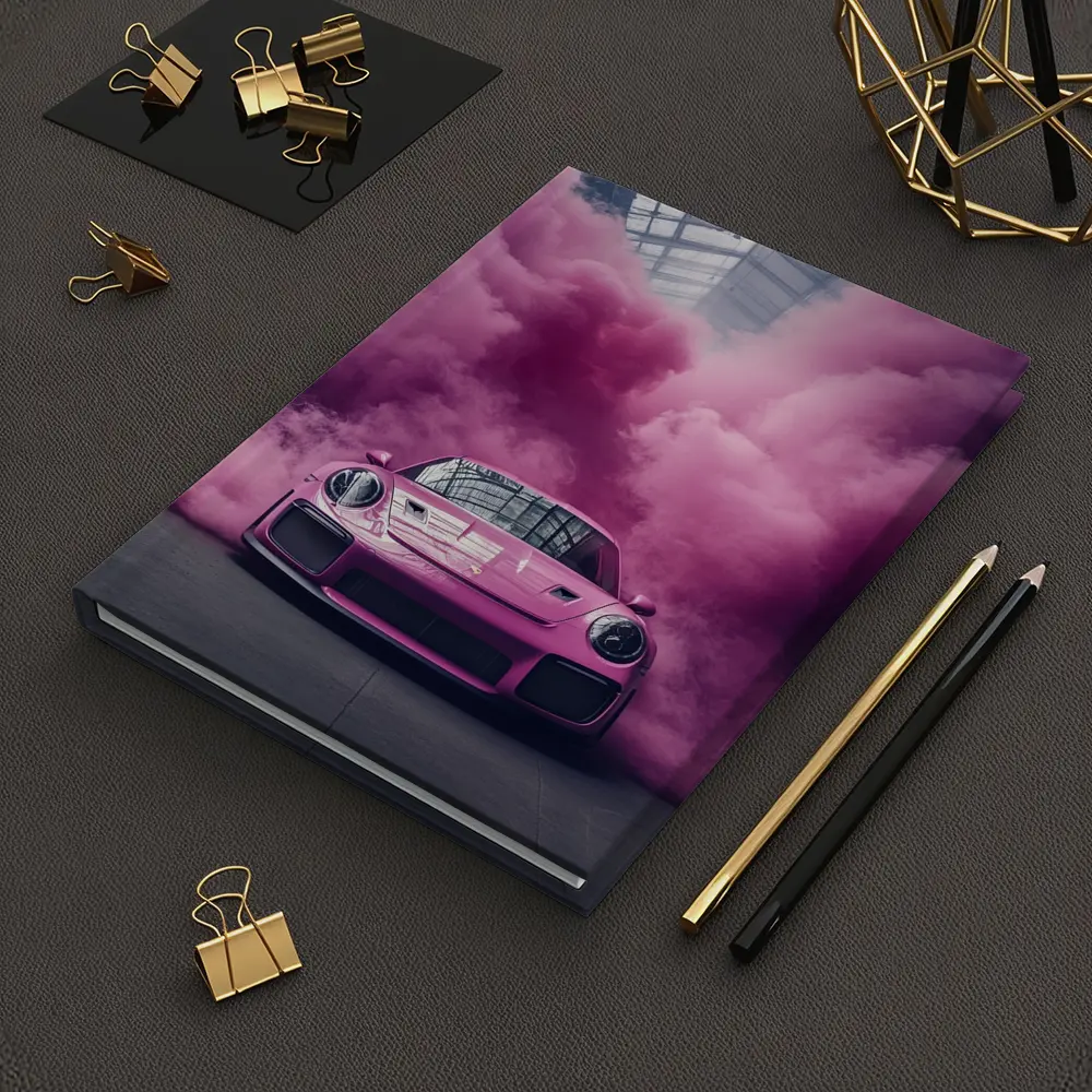 Pink Porsche 911 GT2 RS Smoke Cloud – Notebooks