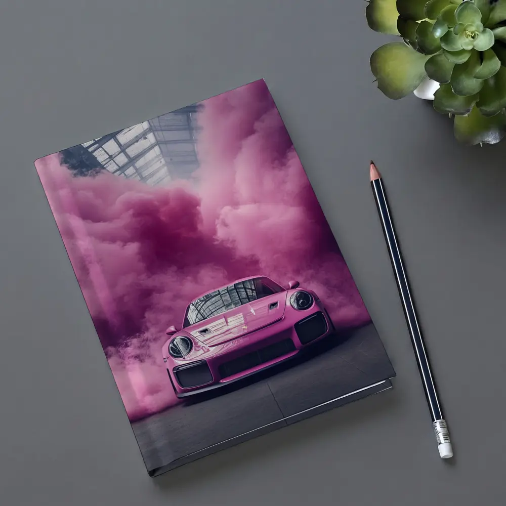 Pink Porsche 911 GT2 RS Smoke Cloud – Notebooks