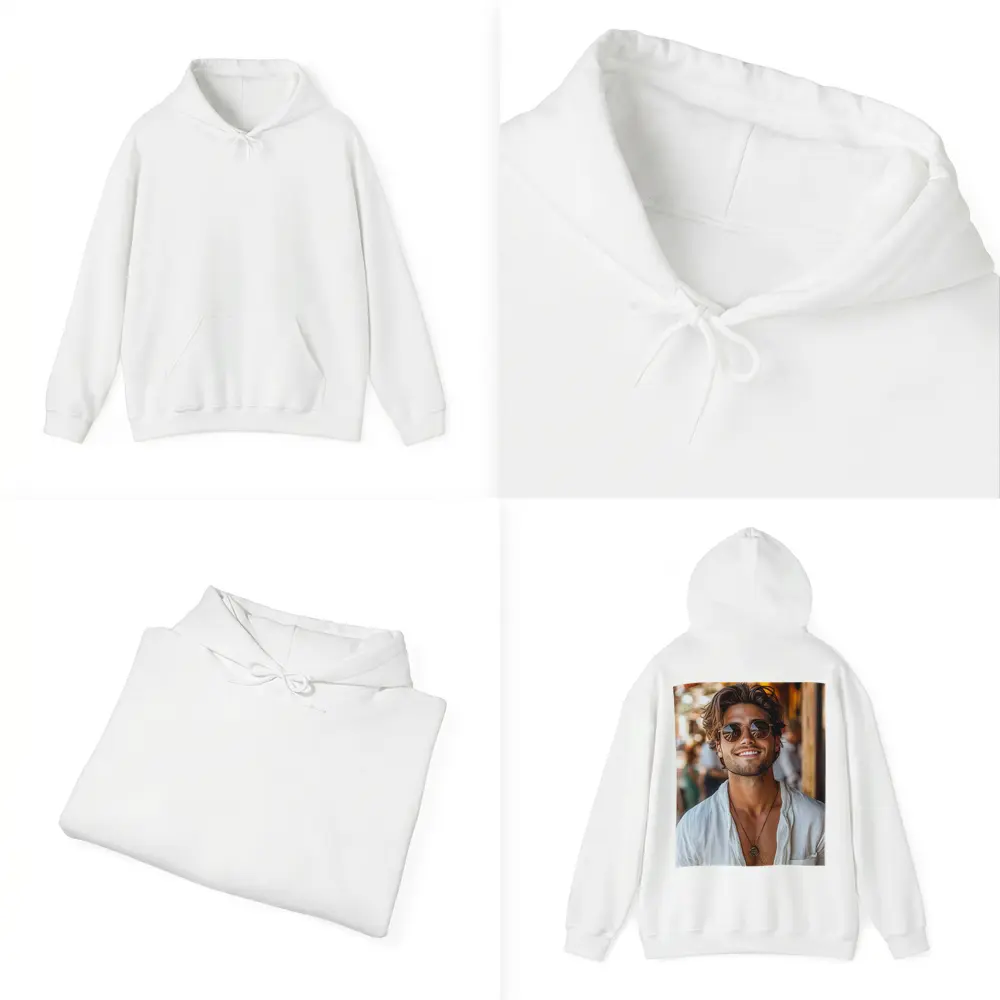 Smiling Man Sunglasses White Shirt Outdoor – Hoodies