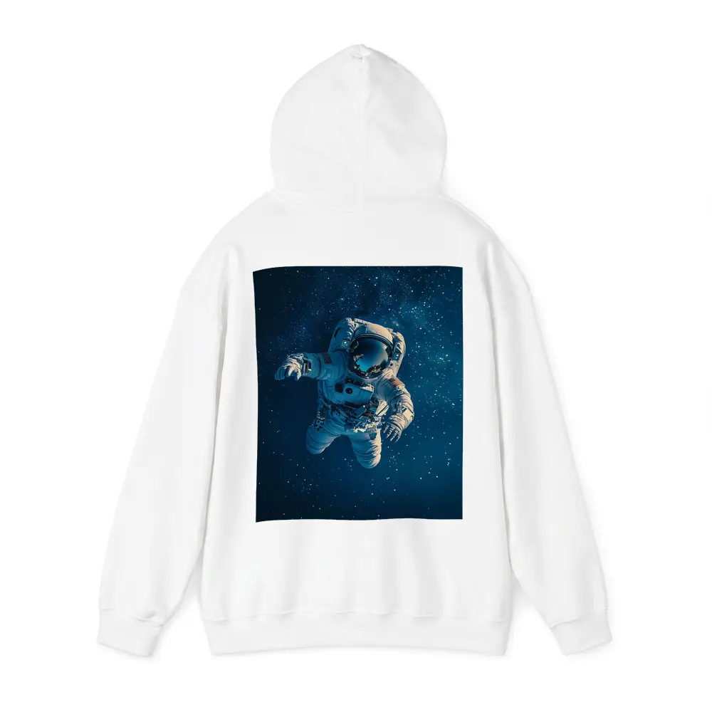 Astronaut Floating In Deep Starry Space – Hoodies