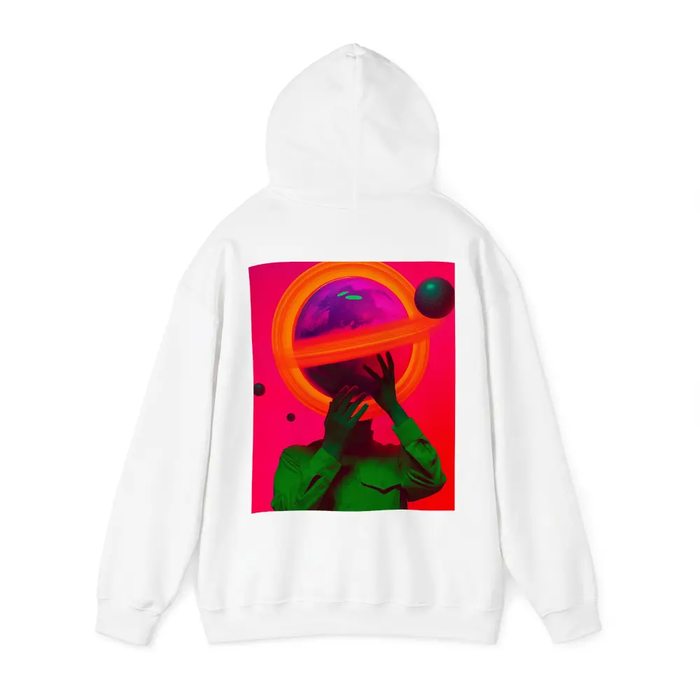 Neon Planet Man Surreal Pop Art – Hoodies