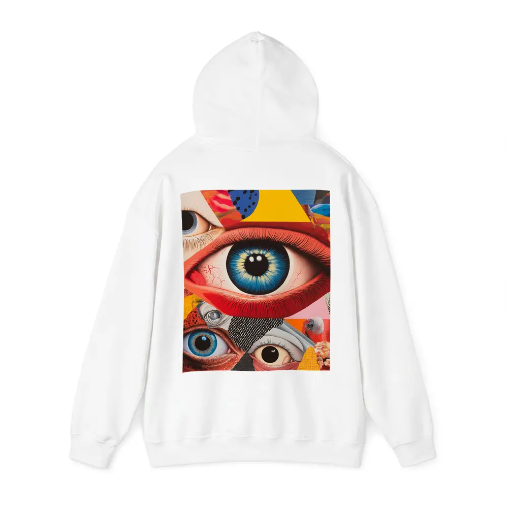 Pop Art Collage Many Eyes Abstract – Hoodies