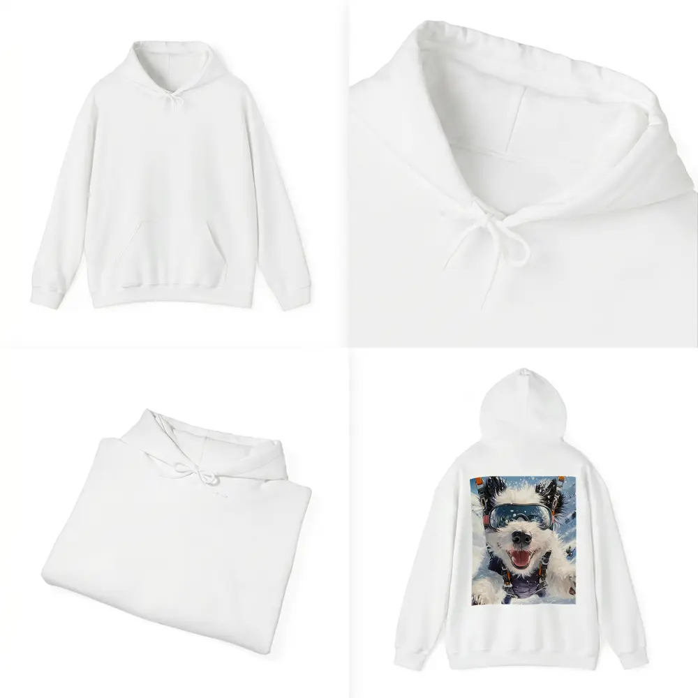 Happy Dog Skydiving Snow Mountain Adventure – Hoodies