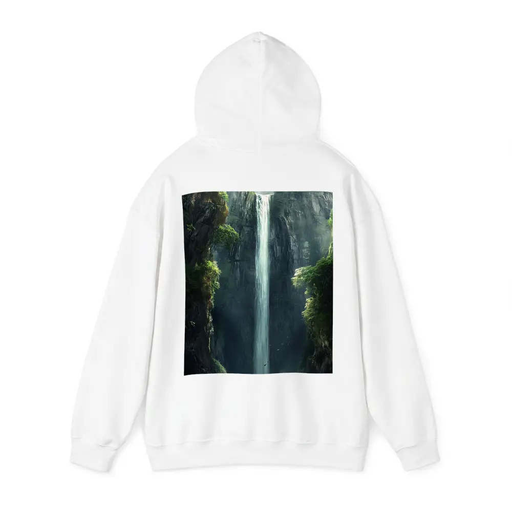 Tall Waterfall Cliff Fantasy Forest Art – Hoodies