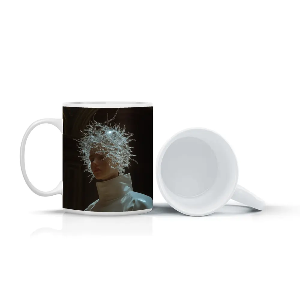 Figure Crystal Crown White Turtleneck Dark Cathedral – Mugs