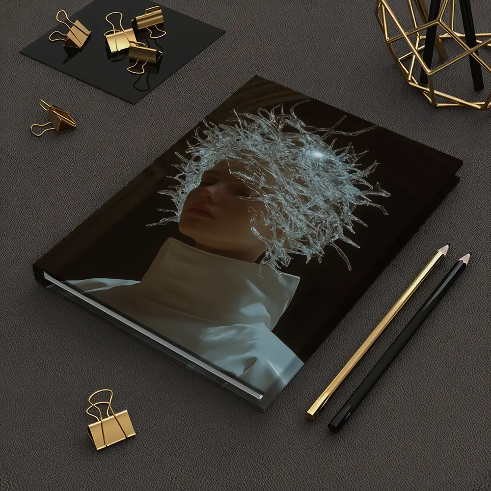 Figure Crystal Crown White Turtleneck Dark Cathedral – Notebooks