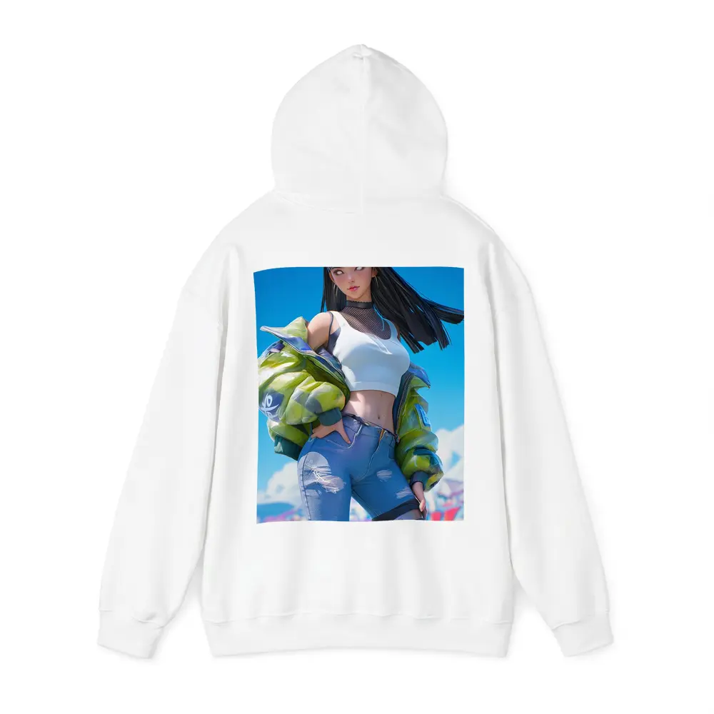 Anime Girl Graffiti Street Art Style – Hoodies