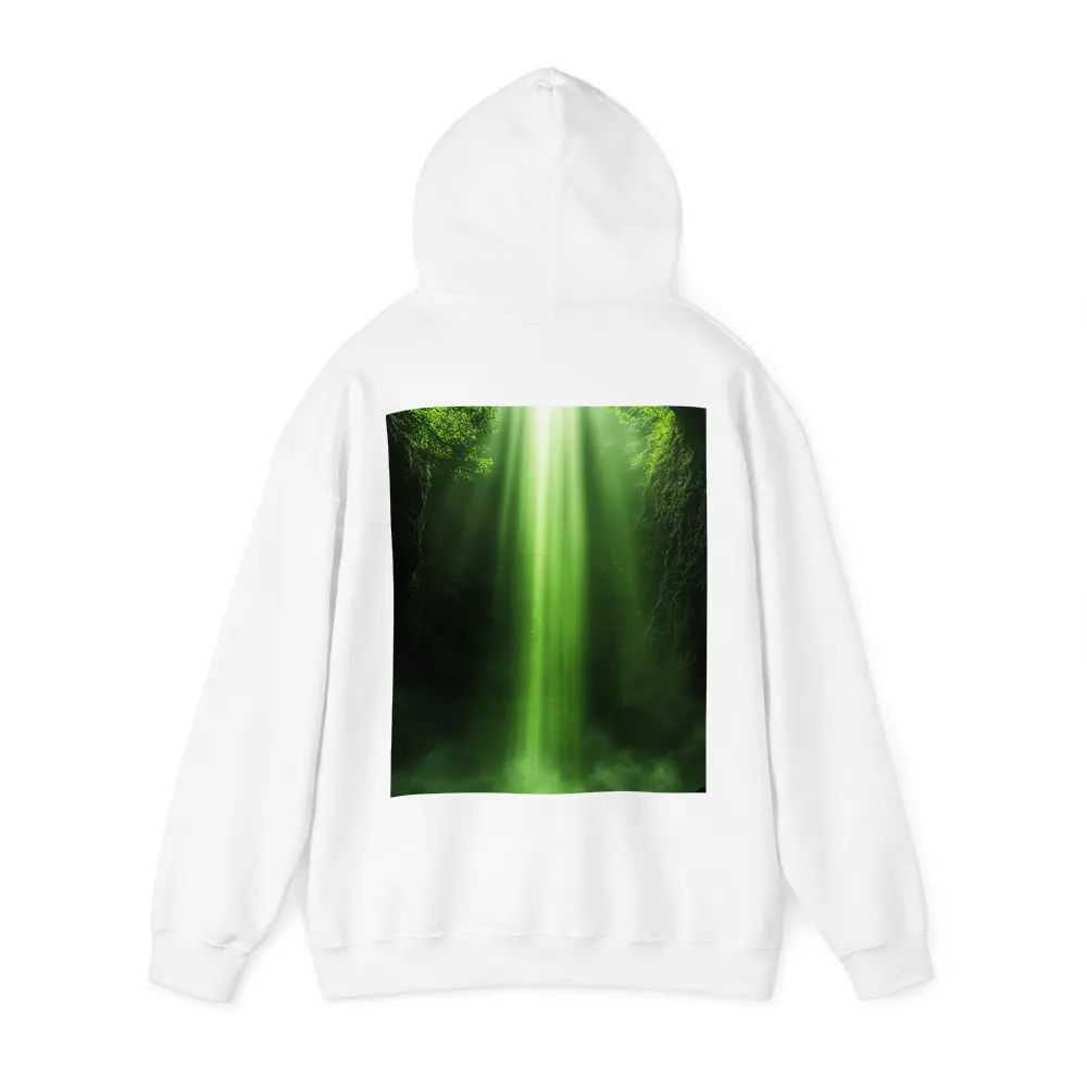 Lone Figure Green Light Forest Canyon – Hoodies