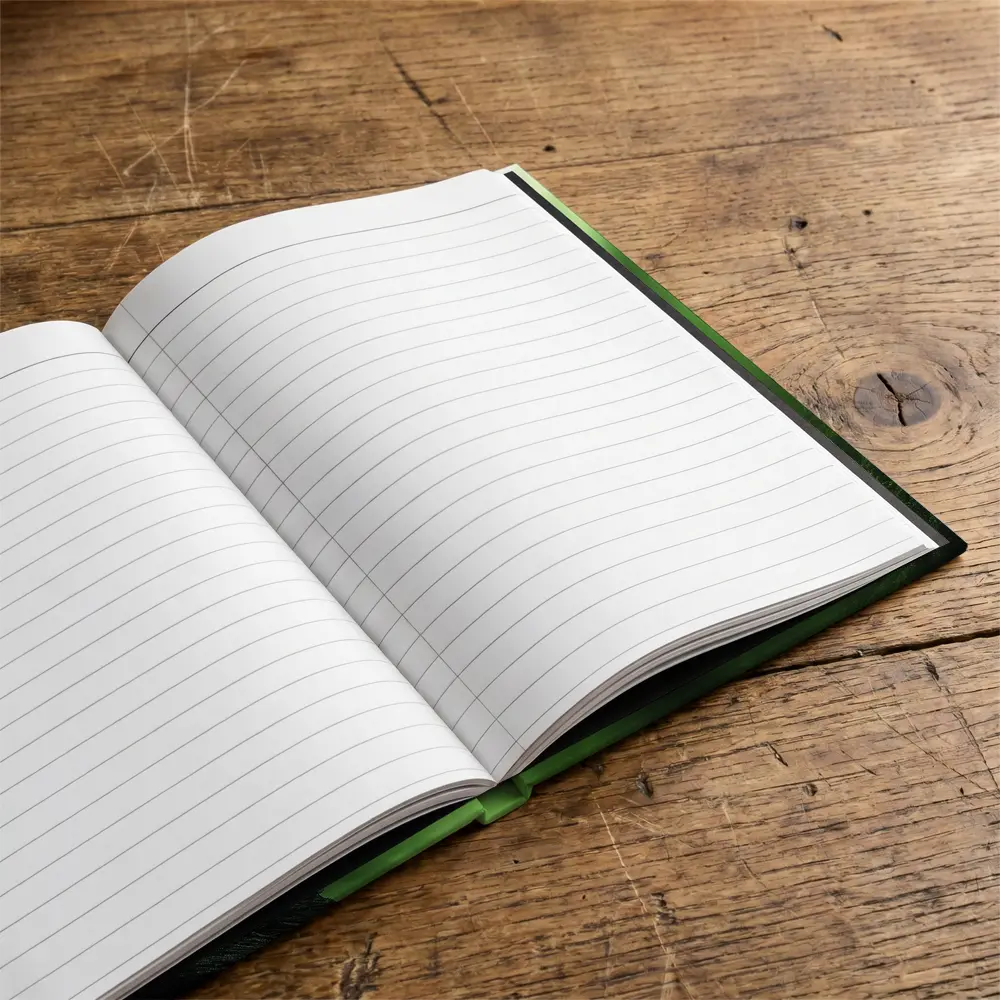 Lone Figure Green Light Forest Canyon – Notebooks