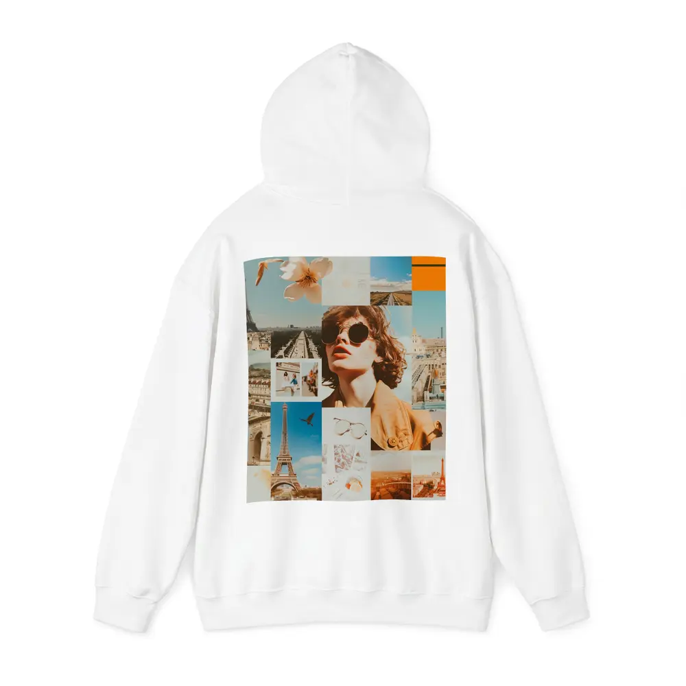 Paris Eiffel Tower Fashion Collage Aesthetic – Hoodies