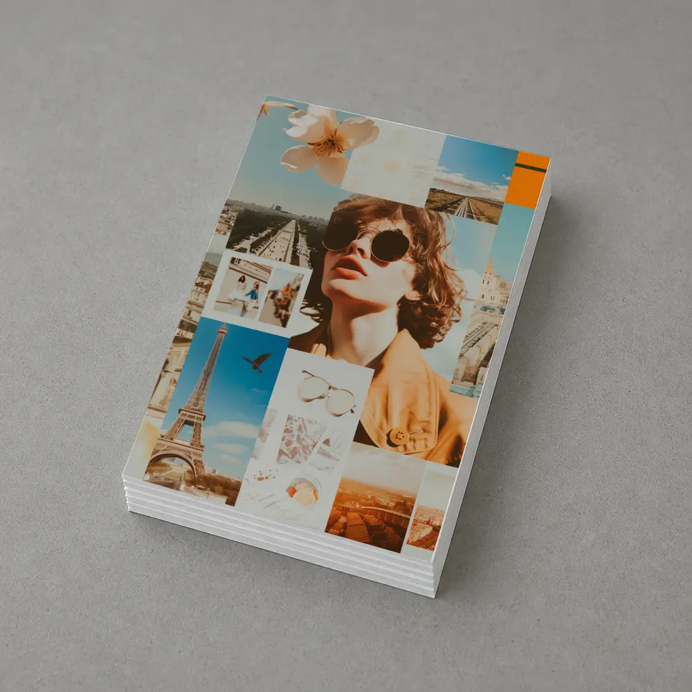 Paris Eiffel Tower Fashion Collage Aesthetic – Postcards