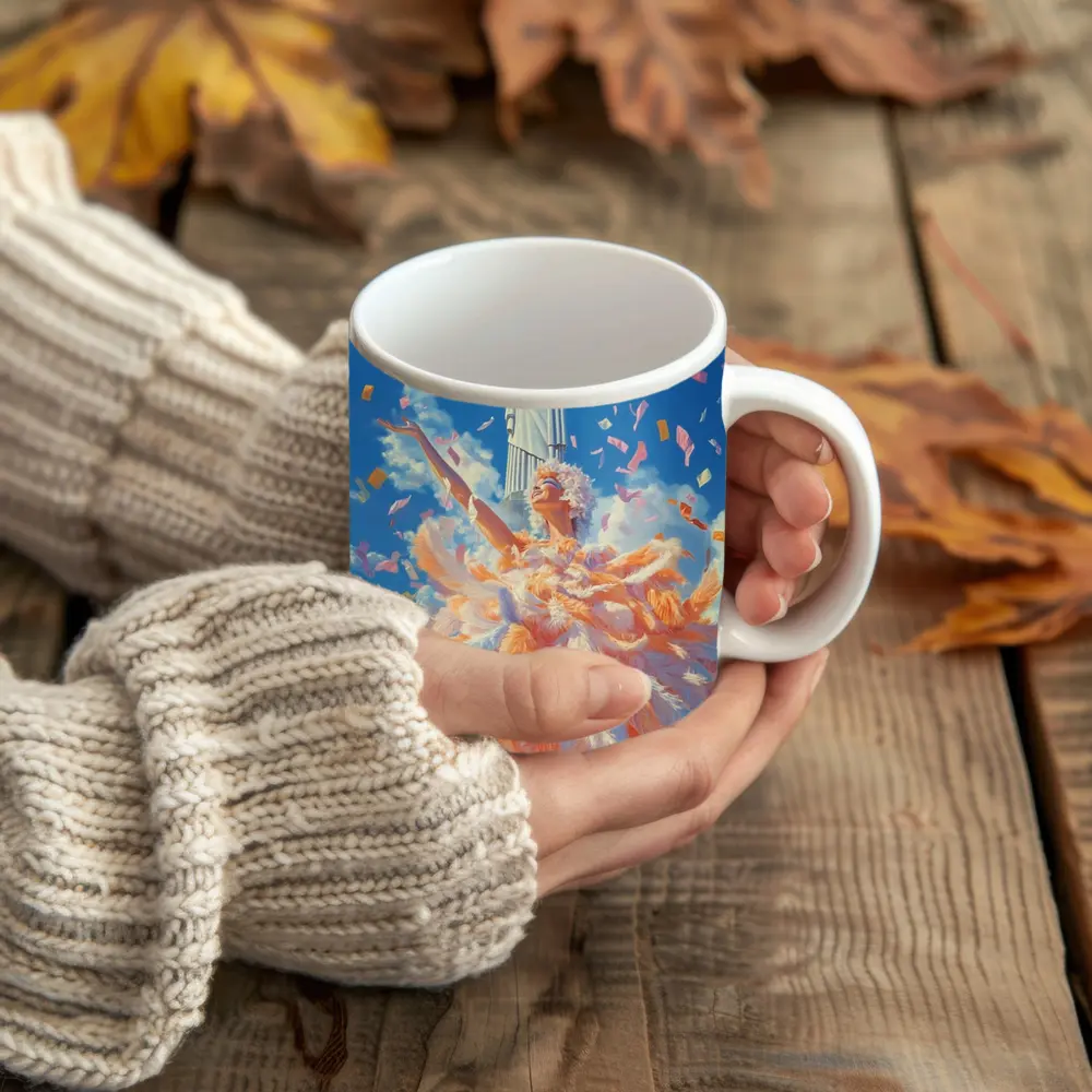 Rio Carnival Dancer Christ Redeemer Confetti – Mugs