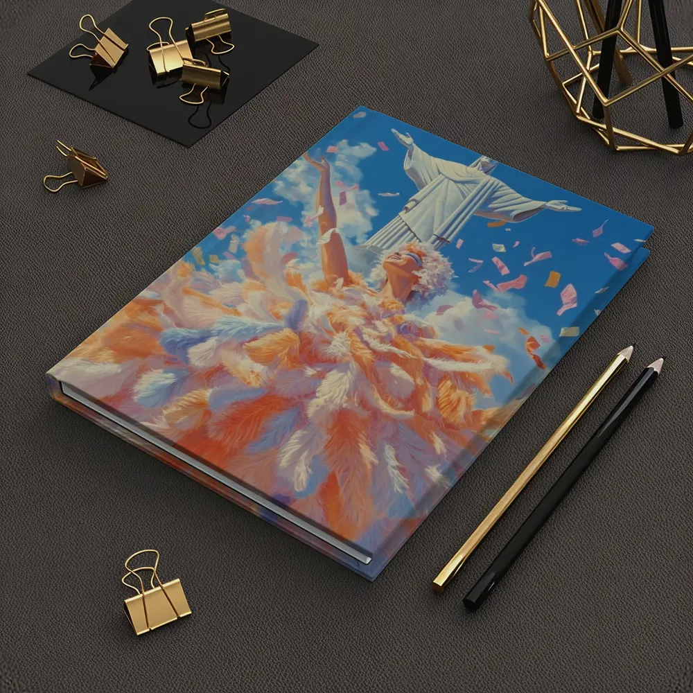 Rio Carnival Dancer Christ Redeemer Confetti – Notebooks