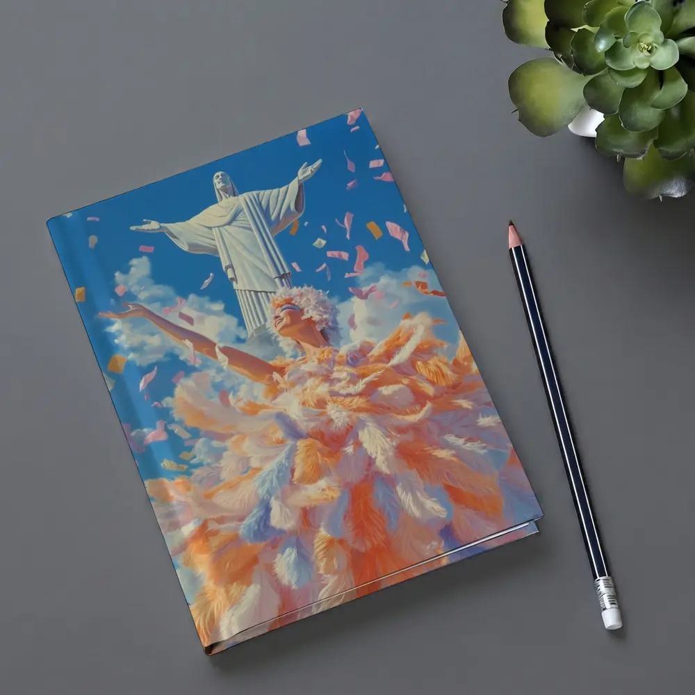 Rio Carnival Dancer Christ Redeemer Confetti – Notebooks