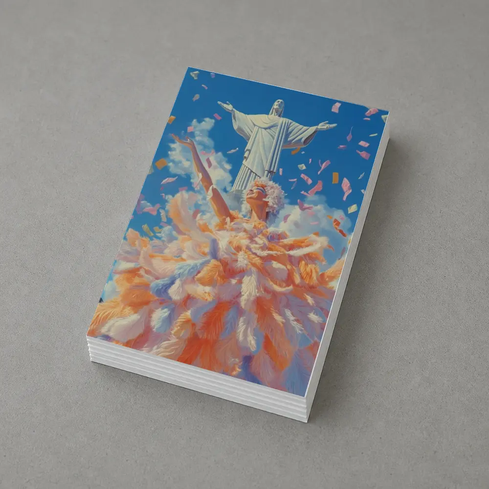 Rio Carnival Dancer Christ Redeemer Confetti – Postcards