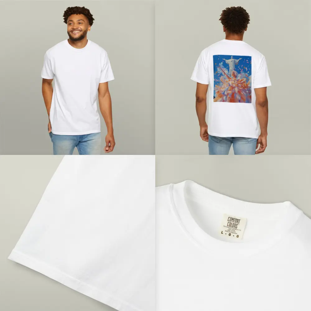 Rio Carnival Dancer Christ Redeemer Confetti – T-Shirts