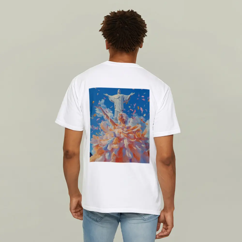 Rio Carnival Dancer Christ Redeemer Confetti – T-Shirts