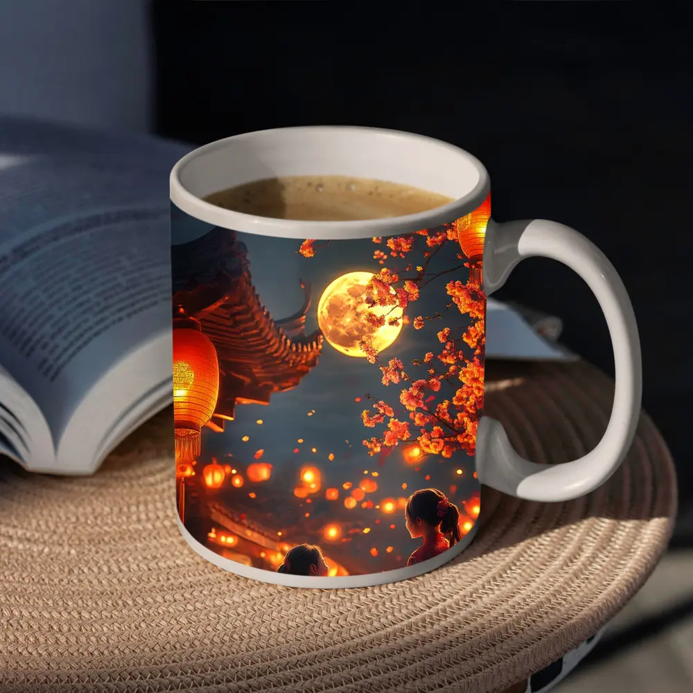 Chinese Lantern Festival Full Moon Night – Mugs