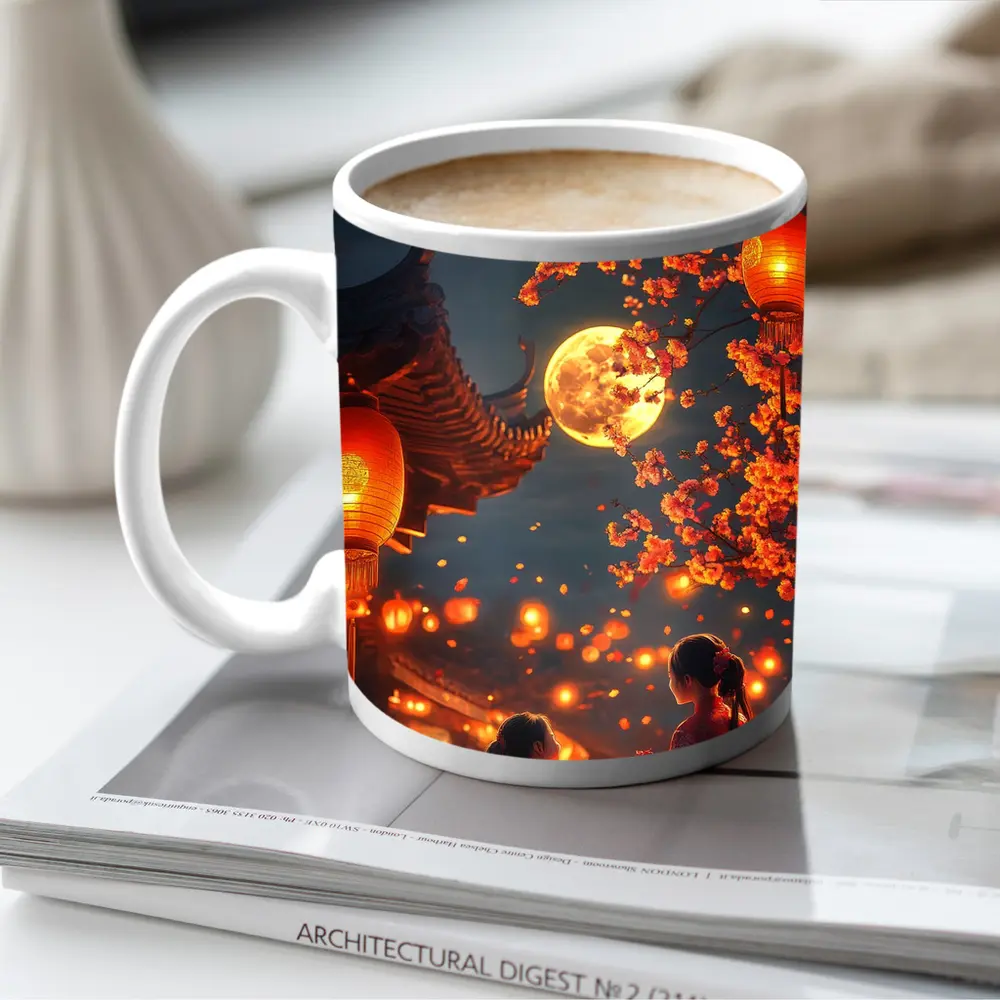 Chinese Lantern Festival Full Moon Night – Mugs