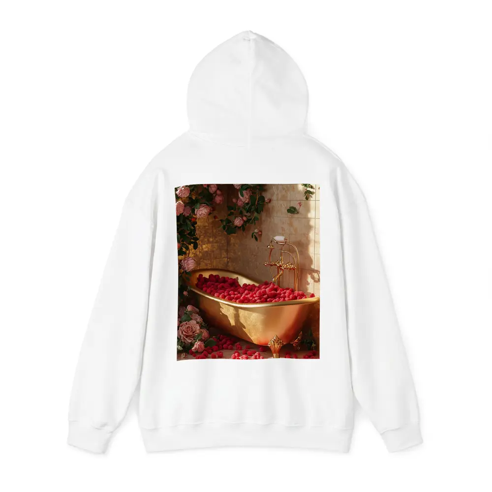 Gold Bathtub Roses Raspberries Luxury Interior – Hoodies