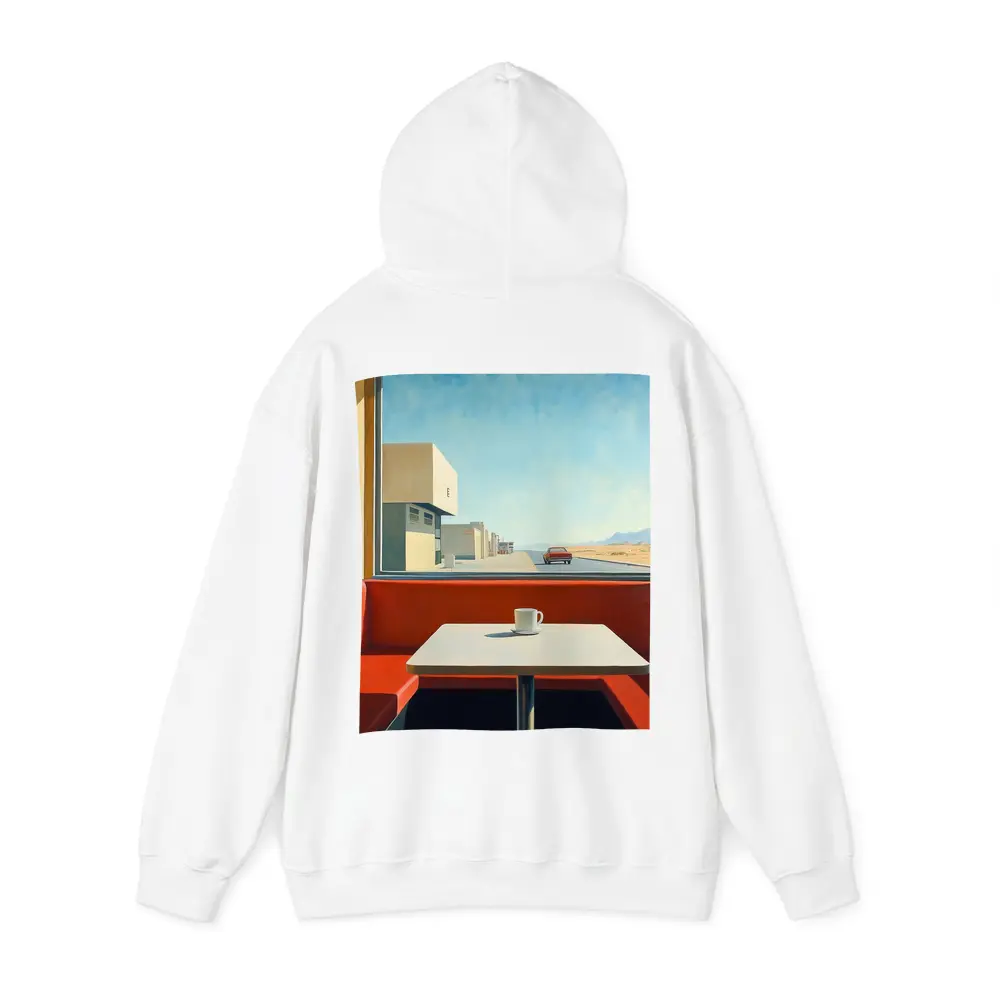 Desert Diner Booth Coffee Retro Painting – Hoodies