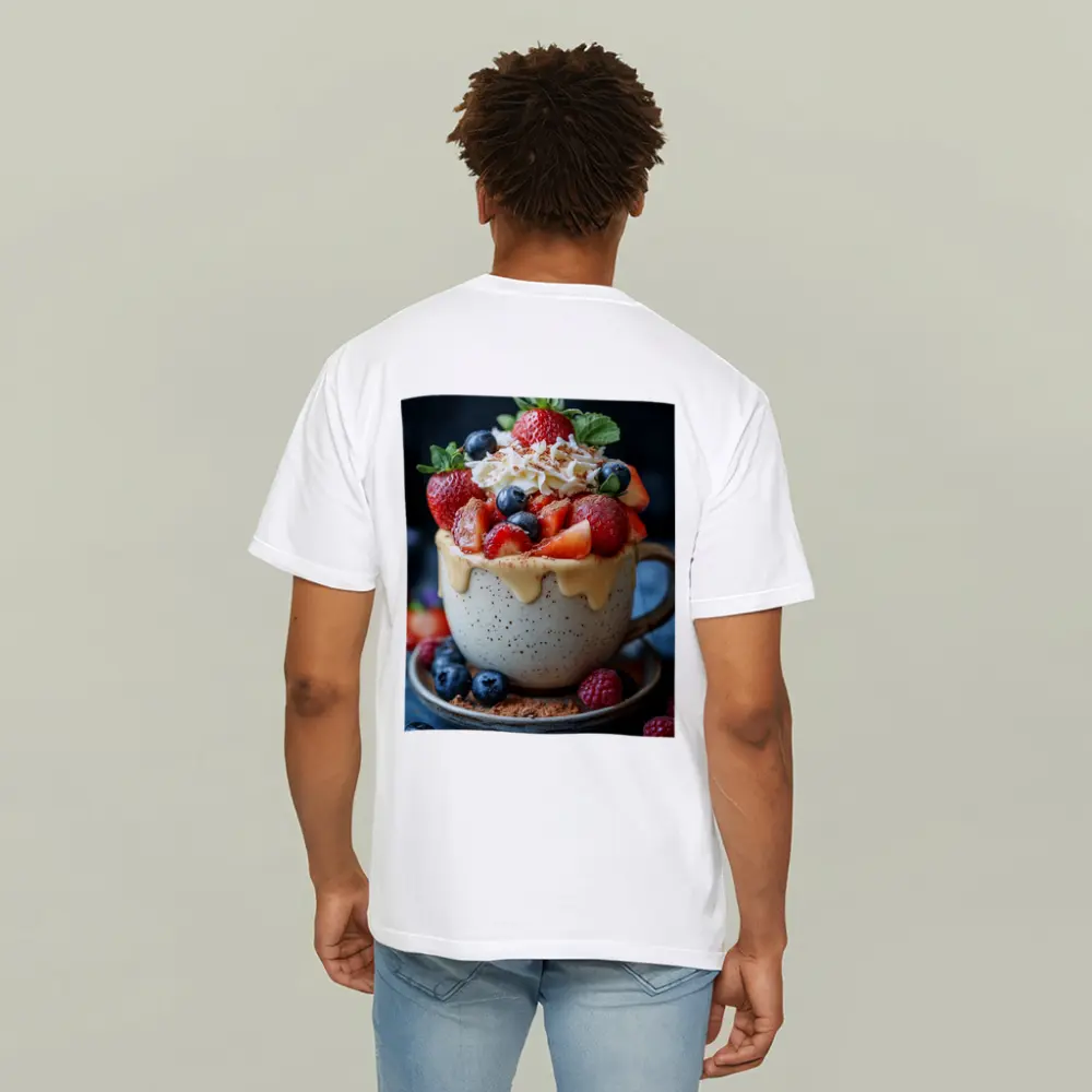 Berry Dessert Cup With Caramel Drizzle – T-Shirts
