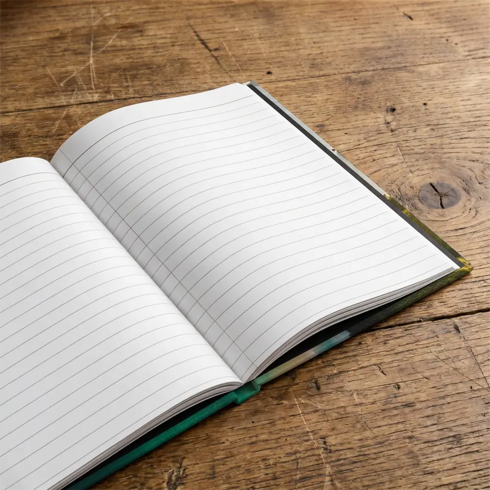 Tropical Island Bay Aerial Sunset View – Notebooks