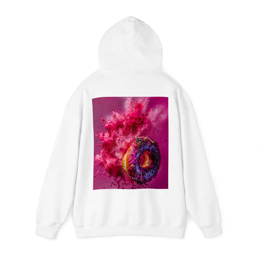 Purple Glazed Donut Pink Powder Explosion – Hoodies
