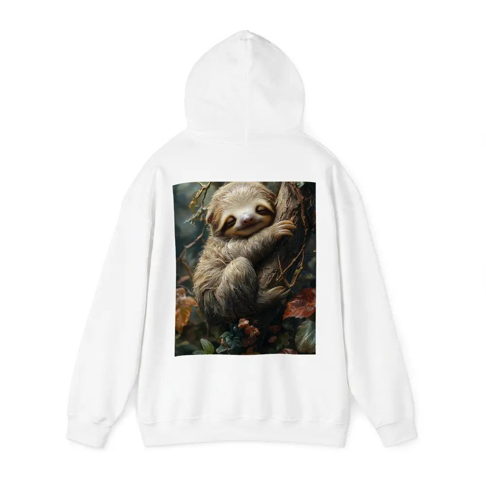 Happy Baby Sloth Clinging Forest Tree – Hoodies