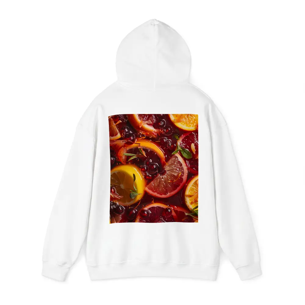 Red Sangria With Citrus Fruits And Berries – Hoodies