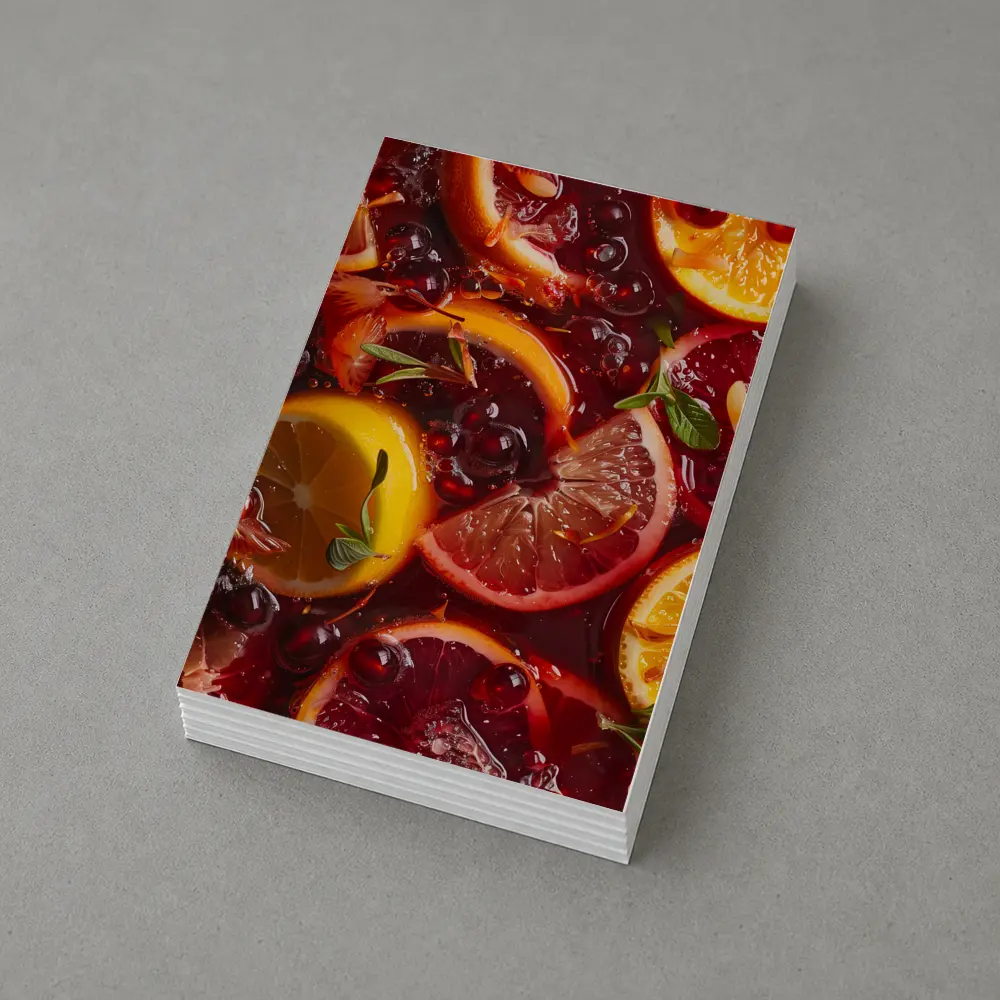 Red Sangria With Citrus Fruits And Berries – Postcards