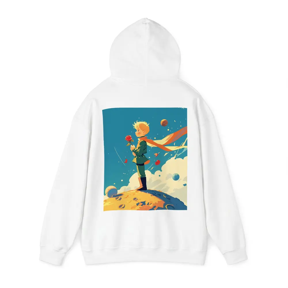 Little Prince Boy Standing On Small Planet – Hoodies