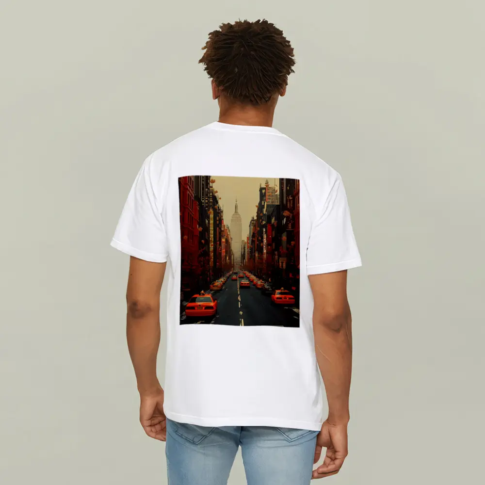 New York City Street Yellow Taxis Empire State – T-Shirts