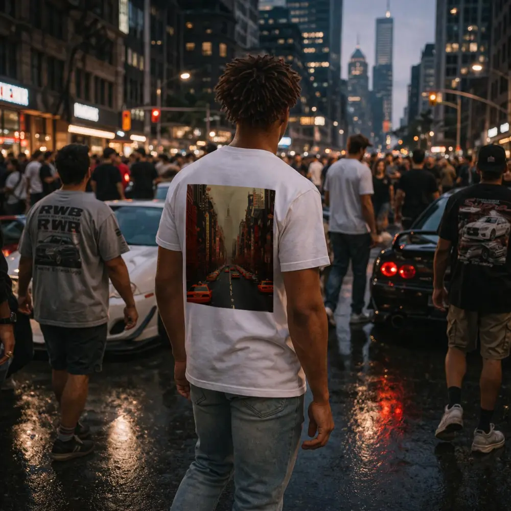 New York City Street Yellow Taxis Empire State – T-Shirts
