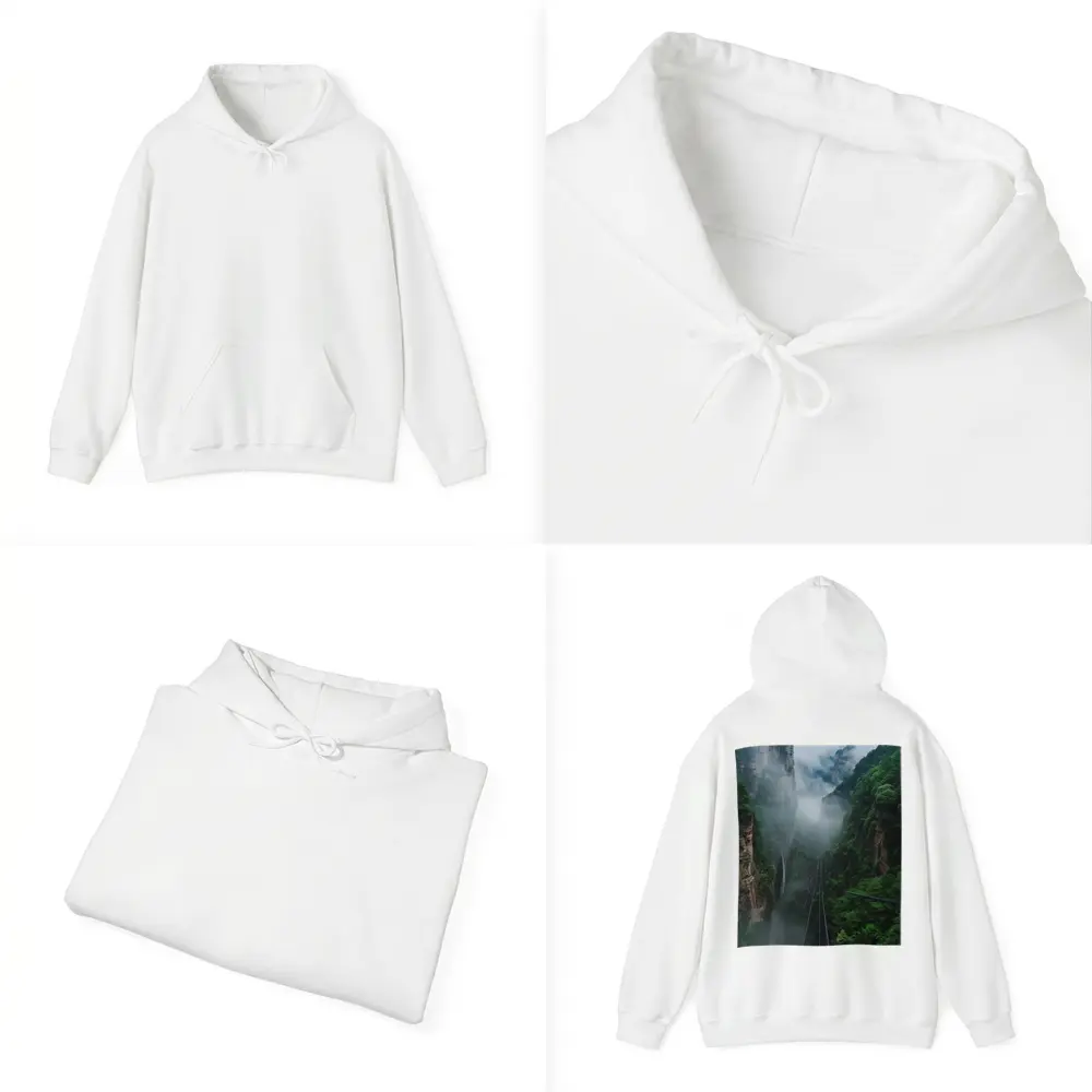 Misty Canyon Bridge Green Mountain Gorge – Hoodies