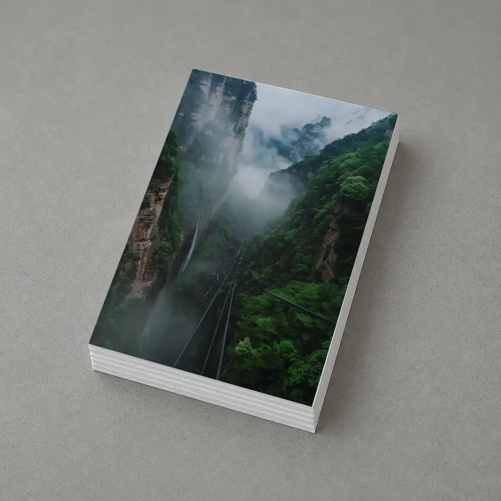 Misty Canyon Bridge Green Mountain Gorge – Postcards